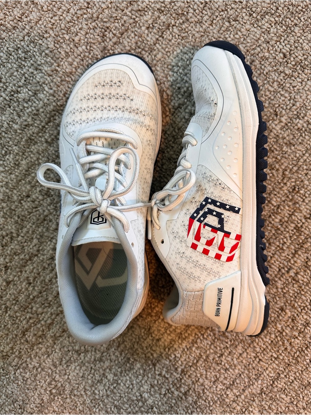 Patriotic Born Primitive Sneakers with Stars & Stripes Accent
